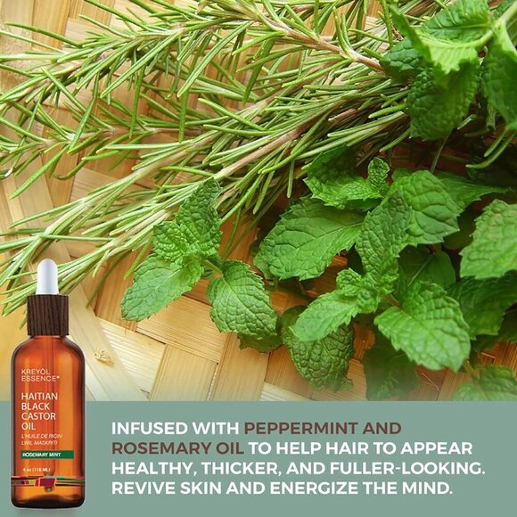 Kreyol Essence Mens Pure Haitian Black Castor Oil Skin Hair Scalp Care - Picture 2 of 6